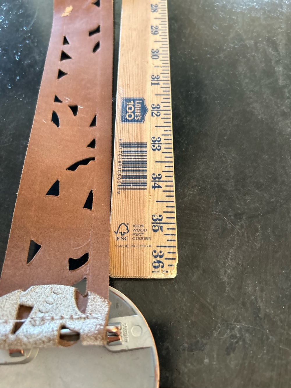 80s Belt Shak leather belt - Picture 8 of 11